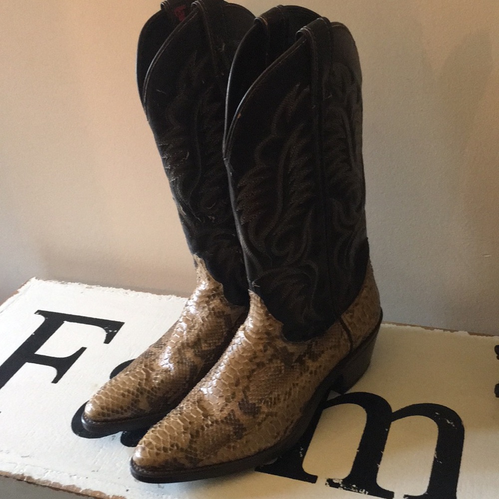 Laredo Snake Skin Boots